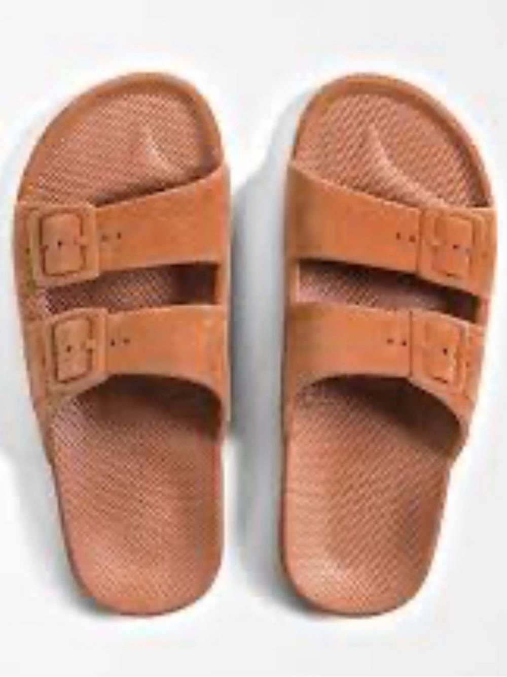 NWT Freedom Moses Dulce Classic Slide Sandals in Brown 8/9